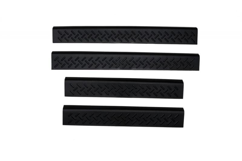 Auto Ventshade 91021 Stepshield Black Door Sill Protector 4-Piece Set for 2005-2015 Toyota Tacoma Access Cab