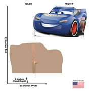advanced graphics fabulous lightning mcqueen life size cardboard cutout standup - disney pixar's cars 3 (2017 film)