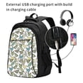 thumbnail image 2 of Balery Funny Chicken Mochila con carga USB para hombre y mujer - Mochila impermeable y antirrobo para laptop con puerto USB para viajes, trabajo, 2 of 7