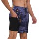 thumbnail image 2 of Balery Mystery House Halloween Night Bañador para hombre, shorts de playa de secado rápido con entrepierna y forro de compresión-Small, 2 of 6