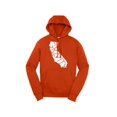 thumbnail image 1 of Gravity Trends Cali Chandail à Capuche - Logo Blanc - Orange Profond - m, 1 of 1