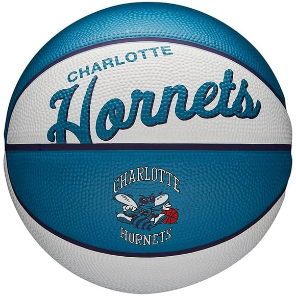 Wilson NBA Team Retro Mini Basketballs Charlotte Hornets