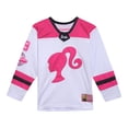 thumbnail image 1 of Remera Barbie para Niñas Pequeñas con Malla y Manga Larga Estilo Jersey de Hockey, 1 of 6