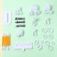 thumbnail image 3 of Advancent Molde para pasteles, fabricante de dulces, rebanador de galletas, plástico, silicona, exquisito, profesional, flor, Fondant, Sugarcraft, Kit de Herramientas y accesorios para hornear Advancent  HA083256-00, 3 of 6