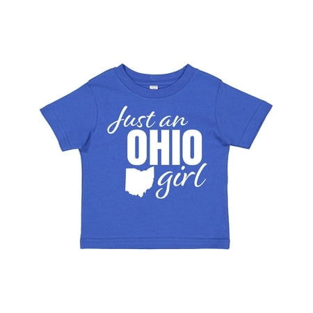 

Inktastic Just an Ohio Girl Born and Raised Girls Toddler T-Shirt