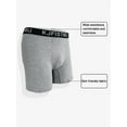 thumbnail image 3 of KJFISTMU Four-Pack Basic Solid Color Men's Boxer Briefs - Comfortable and Soft (4 pieces), 3 of 8