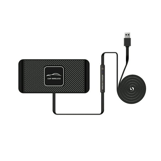 Cargador Inalámbrico Para Automóvil Cargador Inalámbrico Antideslizante Carga Segura Cargador Inalámbrico De Manos Libres Para Almohadilla De Teléfono Para Automóvil Advancent VI004545-00