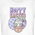 thumbnail image 2 of Junior's Looney Tunes Bugs Bunny Hoppy Easter  Graphic Tee White Large, 2 of 3
