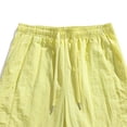 thumbnail image 4 of Men's Workout Running Shorts 7 Inch Lightweight Athletic Beach Shorts with Pockets No Liner Quick Dry Gym Active Shorts Yellow, 4 of 5