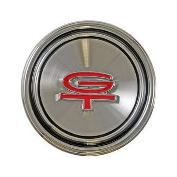 Scott Drake C8OZ-1130-C Styled Steel Hub Cap G.T.