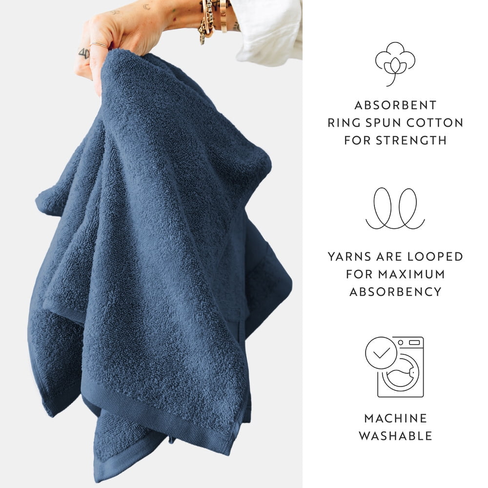 Noble Linens 6 pack Cotton Washcloths
