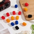 thumbnail image 4 of 40 Pack Mini Microphone Windscreen Microphone Foam Cover 4 Colors Foam Pop Filter for Podcast Studio Live Stream Gaming Recording Multi-color, 4 of 5