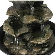 Watnature 8 Indoor 4-Tier Cascading Tabletop Fountain