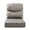 Gray, variant on Opohoro Outdoor Deep Seat Cushion Set, 24"x24"x6", UV Resistant & Water Resistant Comfortable Furniture Cushions for Patio Sofa, Chair, Loveseat