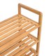 thumbnail image 3 of Zapatero independiente de bambú, 4 niveles, madera, para armarios y entrada, organizador, capacidad para 12 pares de zapatos, 3 of 5