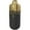 Black Abstract Cylinder 5" x 5" x 14", variant on CosmoLiving by Cosmopolitan 14" Abstract White Ceramic Vase with Abstract Gold Melting Drips