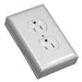 thumbnail image 1 of Duplex Metal Raceway Outlet Box - White, 1 of 1