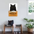thumbnail image 2 of Art.com Black Cat Pure Matured Virginia Cigarettes Art Print, 24" x 36", 2 of 3