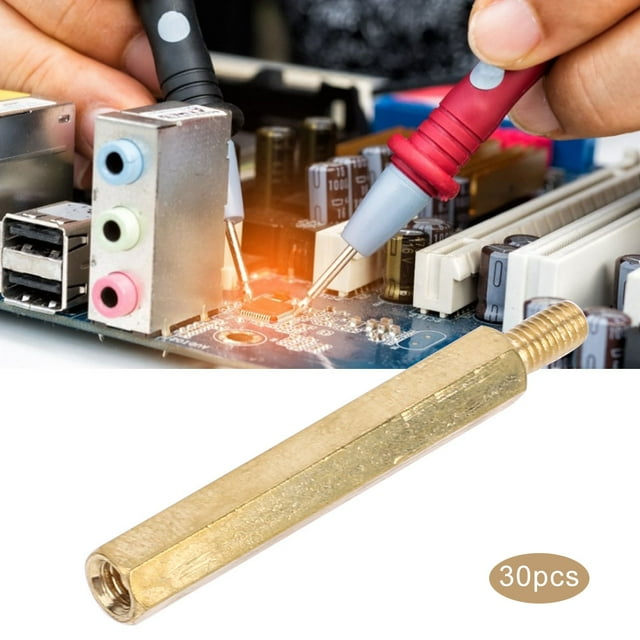 Kit de Remplacement d'Écrou Hexagonal M3, Embout Hexagonal en Laiton, Embout Unique M3, pour Carte PCB, Entretoises de Matériel