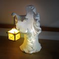 thumbnail image 3 of De Halloween Con Linterna Estatua Fantasma De Resina Para Decoración De Fiesta De Halloween Methold HA042802-02, 3 of 6