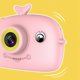 thumbnail image 5 of Cámara para niños, videocámara Digital recargable para niños con pantalla de 2,0 pulgadas, soporte de tarjeta SD de 32GB para niños de 3 a Lente doble rosa Macarena cámara digital para niños, 5 of 7