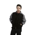 thumbnail image 1 of Tri-Mountain Racewear Pacer 7730 Cotton Twill Jacket, X-Large Tall, Charcoal/Black, 1 of 2