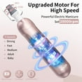 thumbnail image 5 of Banral Cordless Manicure Pedicure Kit for feet,20000 RPM Professional Nail Grinder for Senior Thick Toenail,5 Speeds for Hand Feet Care, 5 of 9