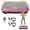 Rose Red 044, variant on Vibration Plate Exercise Machine for Home Gym, Whole Body Workout Platform with Remote Control and Resistance Bands, Rose Red Compact Vibration Plate for Small Spaces