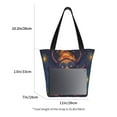 thumbnail image 3 of Wukai Sacs à Main Imprimés Jester Rêveur sous les Étoiles pour Femmes, Sacs de Rangement Décontractés, Sacs de Magasinage Zippés, Sacs de Plage, Sacs de Voyage, 3 of 6