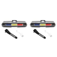 thumbnail image 1 of Ciclismo USB Bicicleta Luz LED Impermeable 5 Modos Luz Trasera ( ) Rojo Blanco Azul, 1 of 7