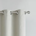 thumbnail image 3 of VCNY Home Domino Cream Solid Grommet Blackout Curtain Panel, 55" x 84", 3 of 5