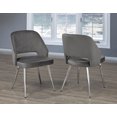 thumbnail image 3 of Ella 7-Piece Dining Set, White/Silver/Grey, 3 of 5