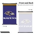 thumbnail image 2 of Cuadro colgante de PVC negro personalizado del equipo de fútbol de los Ravens, varios tamaños, decoración de interiores, cuadro para colgar en la pared, cuadro decorativo para mesita de noche, 2 of 7