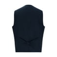 thumbnail image 6 of Aueoeo Men's Laple Collar Vests Vintage Suit Sleeveless Waistcoat Button Up Jacket For Wedding Groomsmen, 6 of 7