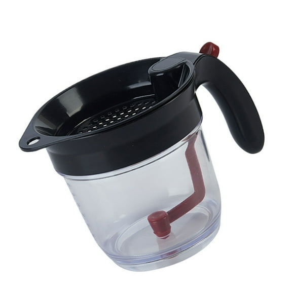 SIEYIO Fat Separator Kitchen Oil Filter Gravy Fat Separator with Easy Bottom Release