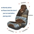 thumbnail image 2 of Lsque Yak Pattern Car Seat Covers for Front Seats , Waterproof Seat Covers for Cars, Sporty Front Seat Covers,Car Seat Cover Protector Front Seats, 2 of 5