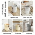 thumbnail image 7 of Kitchen Garbage Can Kitchen Large Garbage Can Household Living Room Bedroom Garbage Can High Face Toilet Toilet Without Cover Pressure Ring Wastebasket on Clearance, 7 of 7