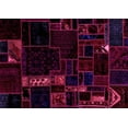 thumbnail image 1 of Ahgly Company Indoor Rectangle Patchwork Pink Transitional Area Rugs, 3' x 5', 1 of 4