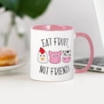 thumbnail image 3 of CafePress - Eat Fruit, Not Friends - 11 oz Ceramic Mug - Novelty Coffee Tea Cup, 3 of 4
