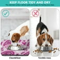 thumbnail image 4 of Paisley Indian Tribal Dog Food Mat with Paisley Design Boho Vintage Floral Pattern, Absorbent Waterproof Non-Slip Pet Feeding Mat, 4 of 7