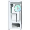 thumbnail image 2 of MONTECH TG3 Panoramic ATX Mid-Tower PC Case, Pre-Installed 360mm ARGB Unibody Fans & 1x120mm ARGB Fan, ARGB Strip, Supports 360mm Radiator, RTX 5090 GPUs & Back-Connect Motherboards, White, 2 of 13