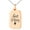 Rose, variant on Gold Plated Stainless Steel Best Mom & Heart Small Rectangle Dog Tag Charm Pendant Necklace
