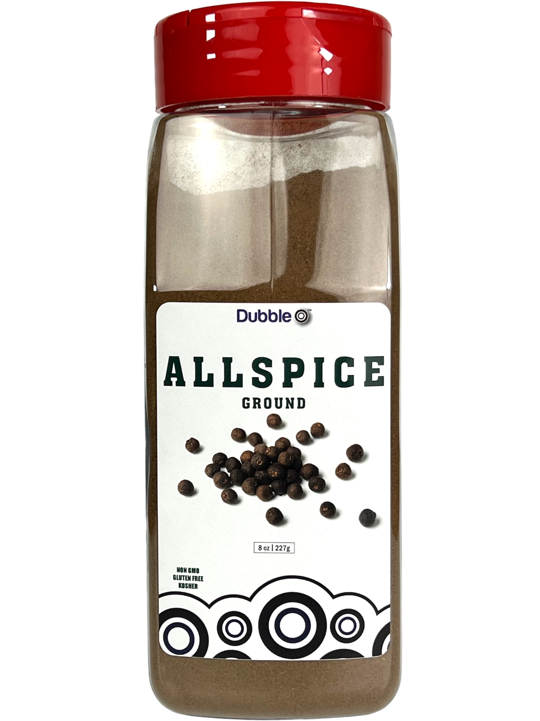 Ground Allspice 8 oz. Non GMO, Kosher, Halal, and Gluten Dubble O