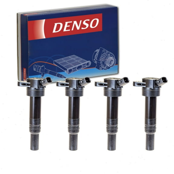 4 pc DENSO Direct Ignition Coils compatible with Hyundai Elantra 1.8L 2.0L L4 2011-2016