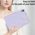 thumbnail image 2 of Allytechgroup iPad Mini 7 A17 Pro 2024/iPad Mini 6 2021 8.3 Inch iPad Mini 7th/6th Gen Case, Slim Lightweight Soft TPU Shockproof Protective Back Cover for iPad Mini 8.3" 7th Gen/6th Gen, Purple, 2 of 7
