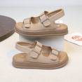 thumbnail image 4 of Sandalias para Infantiles Verano Sin Deslizamiento Suaves La Playa Baby (Caki 31), 4 of 9