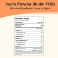 thumbnail image 3 of NAMANNA Inulin FOS Powder – Prebiotic Fiber for Gut Health, Chicory Root, Vegan, 2 lb, 3 of 8