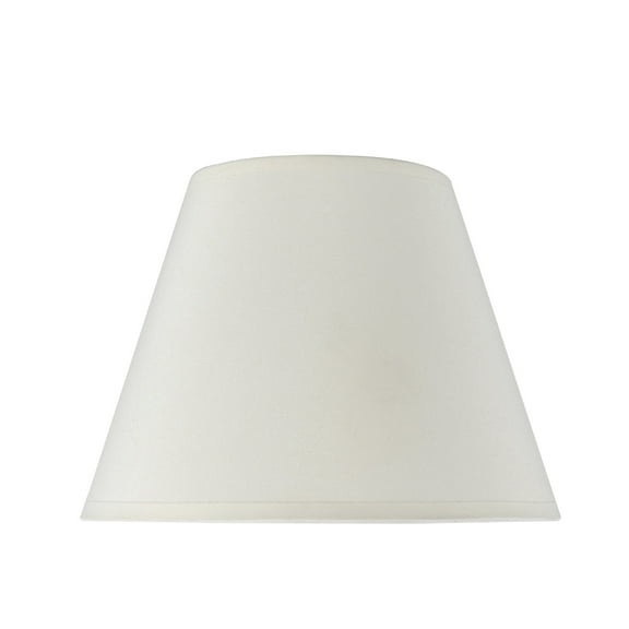 Aspen Creative 32005 Transitional Hardback Empire Shape Spider Construction Lamp Shade in Off White, 9" wide (5" x 9" x 7")