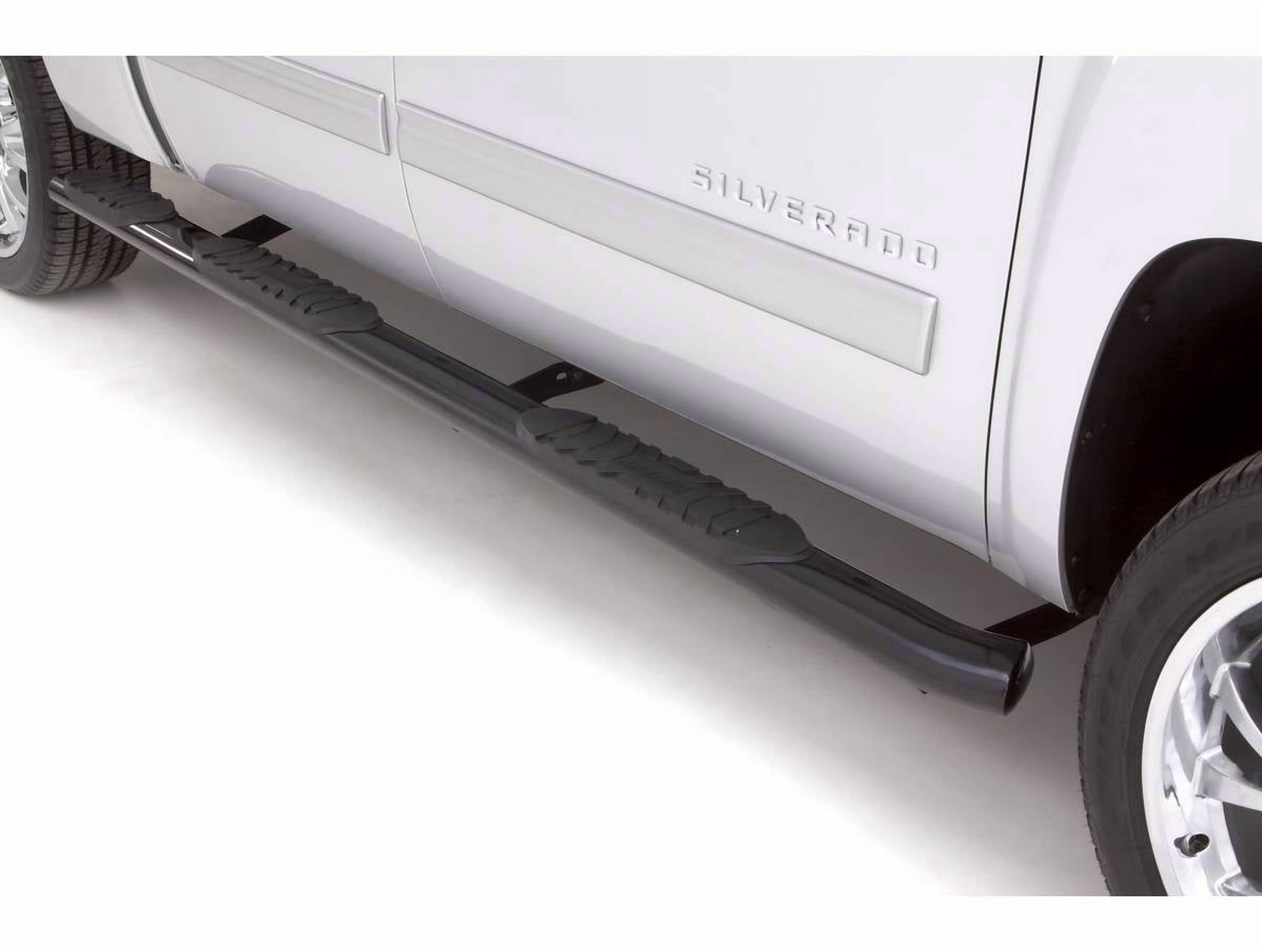 Lund 260104008 5 Inch Oval Wheel-To-Wheel Nerf Bar Fits select: 1999-2001,2003-2007 CHEVROLET SILVERADO