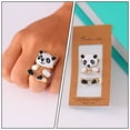 thumbnail image 2 of FOLOYORI Panda Shaped Rings for Women Creative and Adorable Jewelry 1Set, 2 of 8